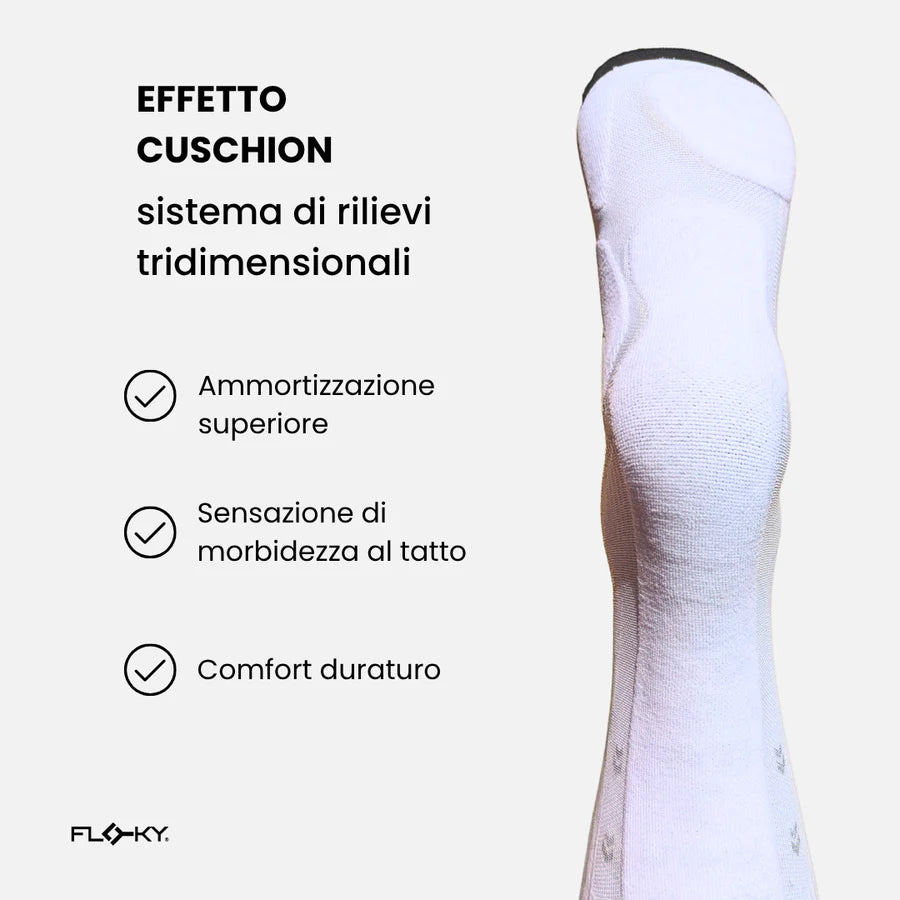 Floky S-Mash 3D White Socks