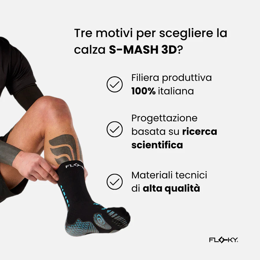 Floky S-Mash 3D Socks Black